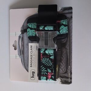 Lug baggage claim luggage belt and tag